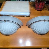 2 Applique in vetro di Murano 