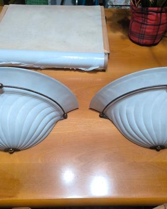 2 Applique in vetro di Murano 