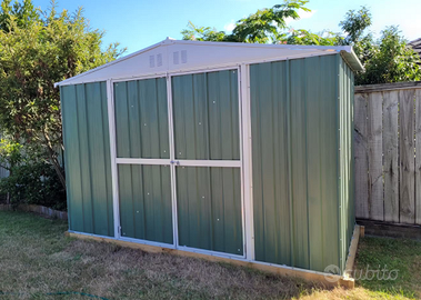 Box giardino lamiera zincata 327x155cm verde