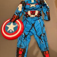 vestito di carnevale Capitan America 