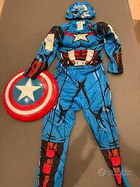 vestito di carnevale Capitan America 