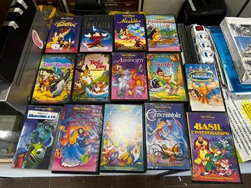 Vhs originali  walt disney tenute molto bene