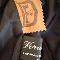 Giacca in pelle nera (pelle primofiore) 