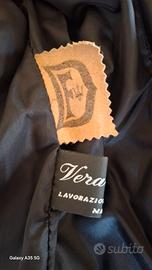 Giacca in pelle nera (pelle primofiore) 