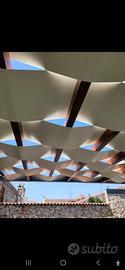 tenda da sole pvc fasce pergolato 