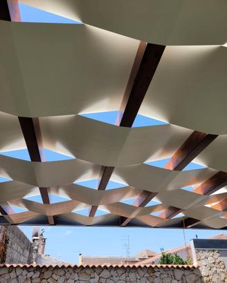tenda da sole pvc fasce pergolato 