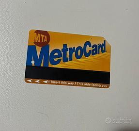 MetroCard originale MTA di New York