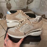 Scarpe Nero Giardini beige tacco/zeppa