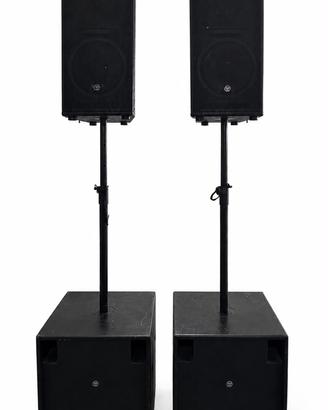 Impianto audio professionale completo