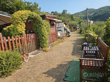 casetta e roulotte  campeggio Celle ligure 