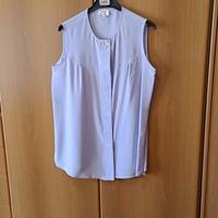 Sottogiacca di seta color lilla taglia 42/44