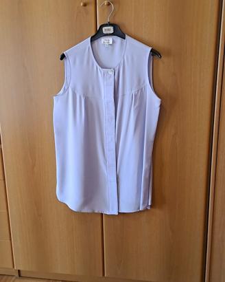 Sottogiacca di seta color lilla taglia 42/44