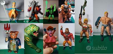 Scare Glow + Laser He-Man + Altri MOTU vintage '80