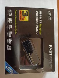 Adattatore ASUS USB Wireless nuovo, solo aperto