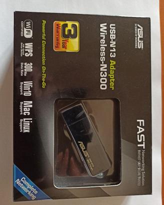 Adattatore ASUS USB Wireless nuovo, solo aperto