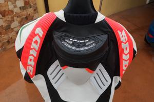 tuta moto 52 NUOVA!!! intera in pelle 