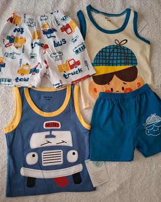 Completo estivo bambino – 6 pezzi