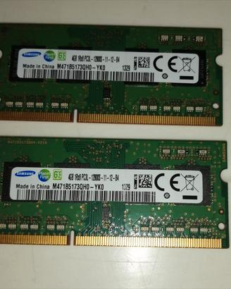 8GB RAM DDR3L Samsung (Kit 2X4GB)