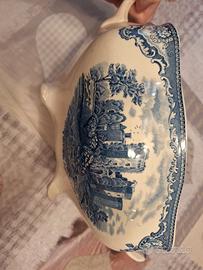 piatti Royal Wessex blu inglesi