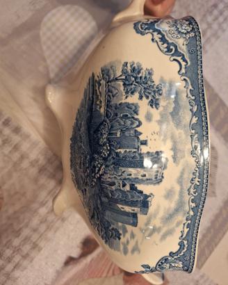piatti Royal Wessex blu inglesi