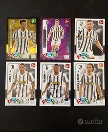 Lotto 6 Carte Adrenalyn XL Juventus 2020/2021 CR7