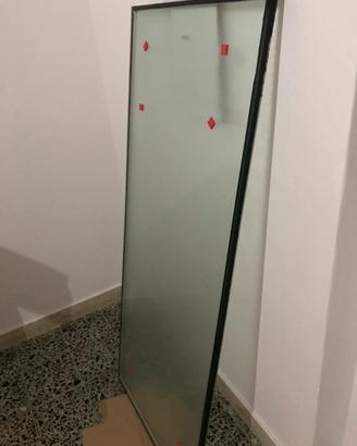 Finestrino nuovo in vetro satinato antisf 131x55