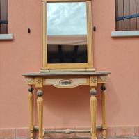 consolle con specchio