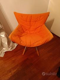 Sedia vintage Emu arancione