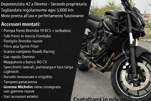 Yamaha MT 07 del 2021