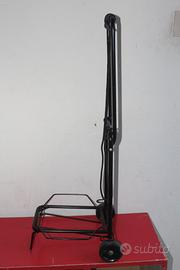 Carrellino pieghevole portaoggetti nero