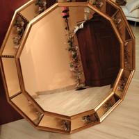 specchio decagonale vintage 
