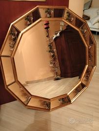 specchio decagonale vintage 