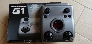 Multieffetti chitarra ZoomG1 con effetto batteria.