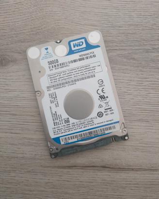 Hard Disk WD 2,5" SATA 500 GB - WD5000LPCX