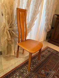 Sedie in pelle Enrico Pellizzoni