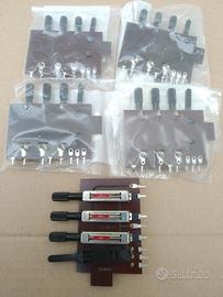 Vari ricambi per TV selettori, commutatori, potenz