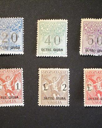 Oltre Giuba Segnatasse vaglia Sassone S11 MNH **