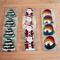 Sottobicchieri vetro natalizi, collezione 