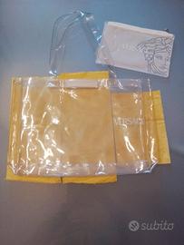VERSACE borsa da spiaggia + pochette