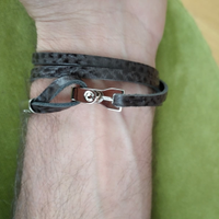 Bracciale cuoio Saint Laurent originale NUOVO