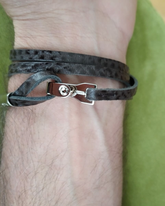 Bracciale cuoio Saint Laurent originale NUOVO