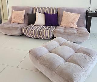 Divano Modulare Château d'Ax con Pouf  