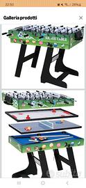 Tavolo multigioco 4 in 1 calcetto