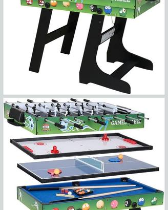 Tavolo multigioco 4 in 1 calcetto