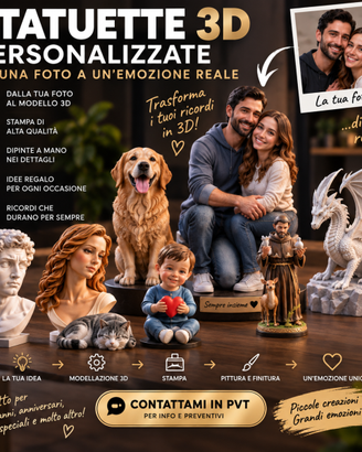 stampa 3d da foto o altro progetto