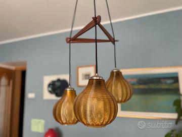 Lampadario vintage anni '50