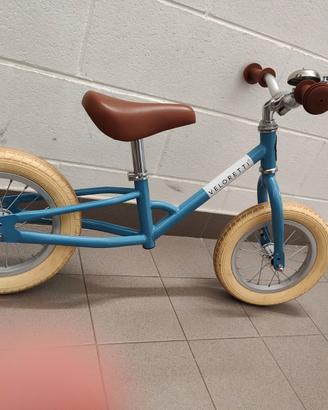 balance bike veloretti celeste