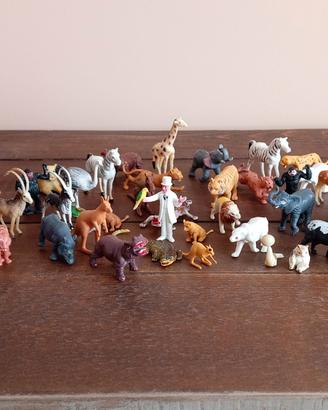 Set animali da zoo vintage 1970