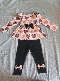 set 3 pezzi bambina 2/3anni 3/4 anni 