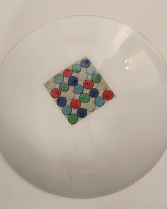 plafoniere vetro satinato con decoro